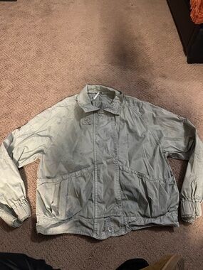 Free People Lightweight Casual Jacket - Sage Green